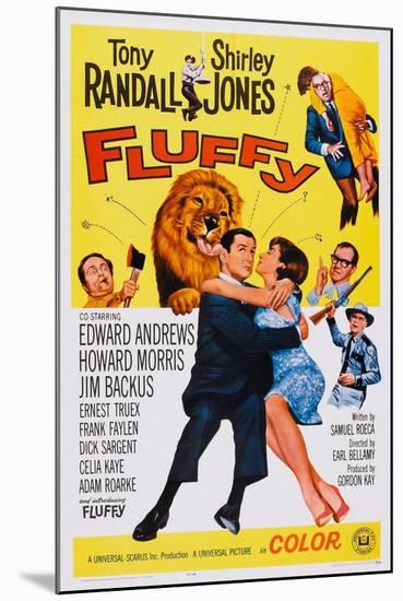 Fluffy, Howard Morris (Axe), Tony Randall, Shirley Jones, 1965-null-Mounted Art Print