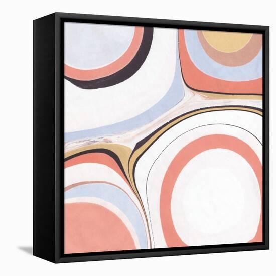 Fluid Rings I-Annie Warren-Framed Stretched Canvas