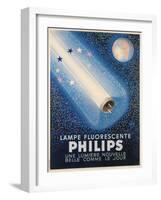 Fluorescent Light, Philips-null-Framed Art Print