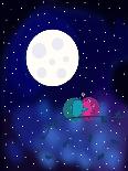 Moon-flurno-Stretched Canvas