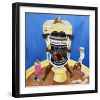 Flush Ignorance, 2014-Chris Fabor-Framed Giclee Print