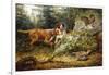 Flushed: Ruffed Grouse Shooting, 1857-Arthur Fitzwilliam Tait-Framed Giclee Print