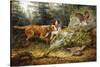 Flushed: Ruffed Grouse Shooting, 1857-Arthur Fitzwilliam Tait-Stretched Canvas