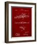 Flute 1908 Patent-Cole Borders-Framed Art Print