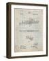 Flute 1908 Patent-Cole Borders-Framed Art Print
