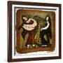 Flute and Harp Duo-Leslie Xuereb-Framed Giclee Print