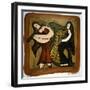 Flute and Harp Duo-Leslie Xuereb-Framed Giclee Print