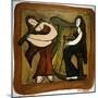 Flute and Harp Duo-Leslie Xuereb-Mounted Giclee Print