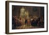 Flute Concert with Frederick the Great in Sanssouci, 1850-1852-Adolph Friedrich von Menzel-Framed Giclee Print