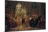 Flute Concert with Frederick the Great in Sanssouci, 1850-1852-Adolph Friedrich von Menzel-Mounted Giclee Print