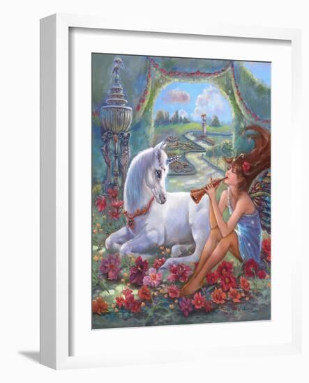 Flute Fairy-Judy Mastrangelo-Framed Giclee Print