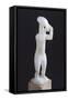 Flute Player from Amorgos, Greece, Cycladic Culture, 3rd Century BC-null-Framed Stretched Canvas