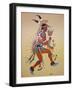 Flute Player-Stephen Mopope-Framed Giclee Print