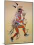 Flute Player-Stephen Mopope-Mounted Giclee Print