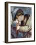 Flute Quartet, Detail of Frescoes-Girolamo Romanino-Framed Giclee Print