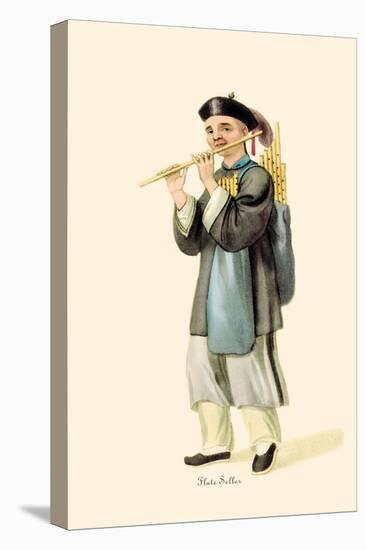 Flute Seller-George Henry Malon-Stretched Canvas