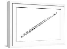 Flute, Woodwind, Musical Instrument-Encyclopaedia Britannica-Framed Art Print