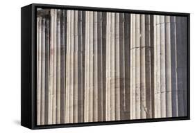 Fluted Marble Columns of the Parthenon-Paul Souders-Framed Stretched Canvas