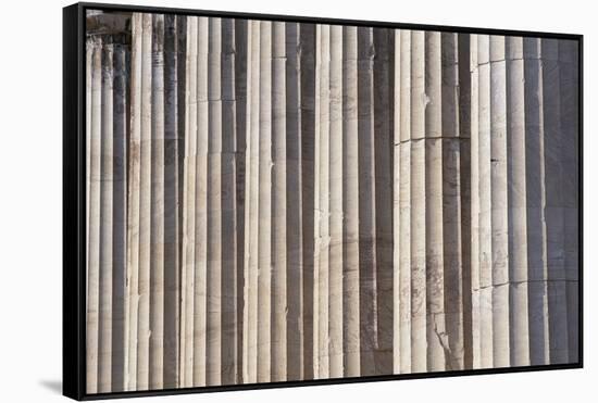 Fluted Marble Columns of the Parthenon-Paul Souders-Framed Stretched Canvas