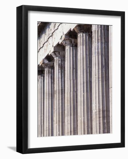 Fluted Marble Columns of the Parthenon-Paul Souders-Framed Photographic Print