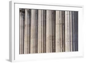 Fluted Marble Columns of the Parthenon-Paul Souders-Framed Photographic Print