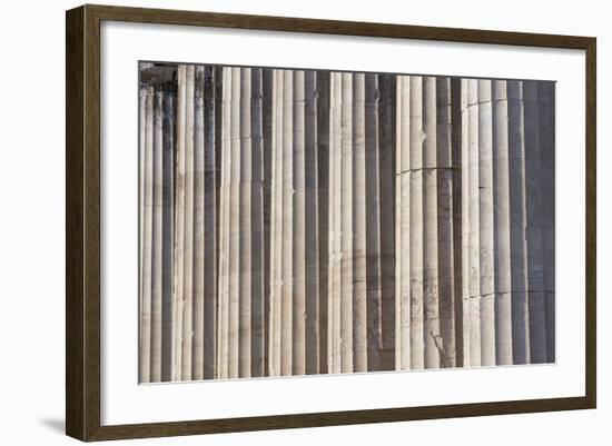 Fluted Marble Columns of the Parthenon-Paul Souders-Framed Photographic Print