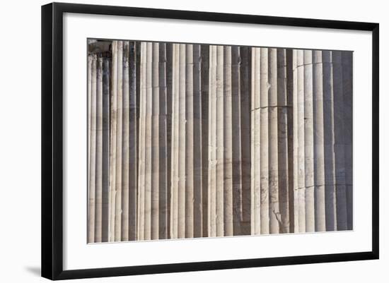 Fluted Marble Columns of the Parthenon-Paul Souders-Framed Photographic Print