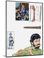 Flutes and Flutists-John Keay-Mounted Giclee Print