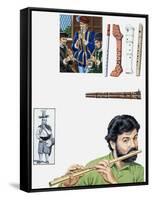 Flutes and Flutists-John Keay-Framed Stretched Canvas