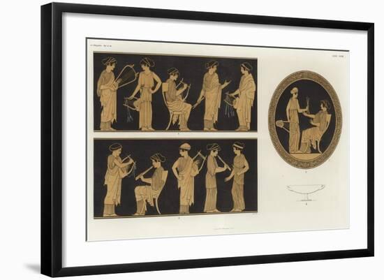 Flutes and Stringed Instruments-null-Framed Giclee Print