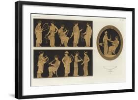 Flutes and Stringed Instruments-null-Framed Giclee Print