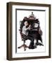 "Flutist" or "Spring Song", May 16,1925-Norman Rockwell-Framed Giclee Print