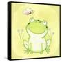 Flutter Friend-Valarie Wade-Framed Stretched Canvas