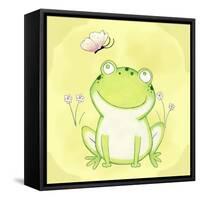 Flutter Friend-Valarie Wade-Framed Stretched Canvas