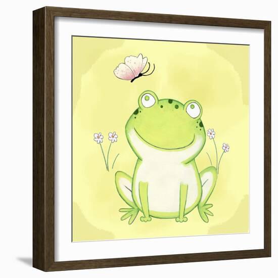 Flutter Friend-Valarie Wade-Framed Premium Giclee Print