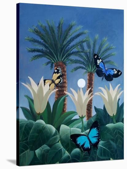 Flutter in the Jungle-ELEANOR FEIN-Stretched Canvas