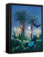 Flutter in the Jungle-ELEANOR FEIN-Framed Stretched Canvas