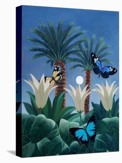 Flutter in the Jungle-ELEANOR FEIN-Stretched Canvas