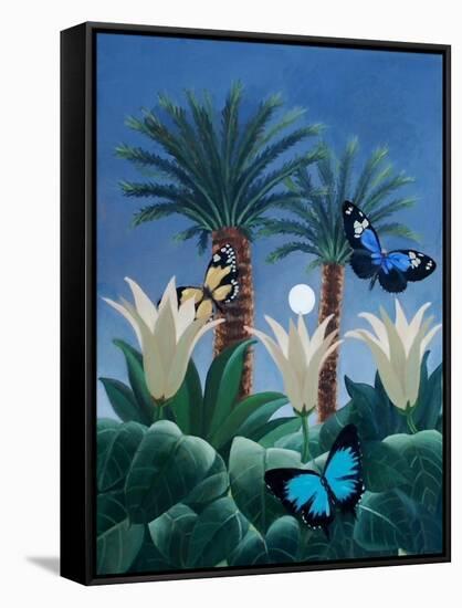 Flutter in the Jungle-ELEANOR FEIN-Framed Stretched Canvas