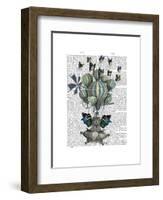 Flutter Time-Fab Funky-Framed Art Print