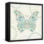 Flutterby Blooms I-Jess Aiken-Framed Stretched Canvas