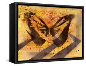 Flutterby-Whoartnow-Framed Stretched Canvas