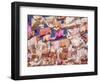 Fluttering fabrics, Textile Museum, Oaxaca, Mexico, North America-Melissa Kuhnell-Framed Photographic Print