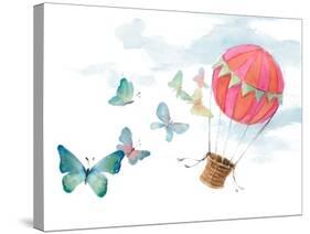 Fluttering Hot Balloon Ride-Lanie Loreth-Stretched Canvas