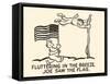 Fluttering in the Breeze, Joe Saw the Flag-Walter C. Kelly Jr.-Framed Stretched Canvas