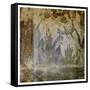 Fluttering Leaves I-Jennifer Goldberger-Framed Stretched Canvas