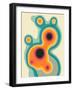 Flux 1-Jazzberry Blue-Framed Giclee Print