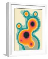 Flux 1-Jazzberry Blue-Framed Giclee Print