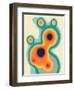 Flux 1-Jazzberry Blue-Framed Giclee Print