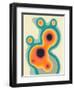 Flux 1-Jazzberry Blue-Framed Giclee Print